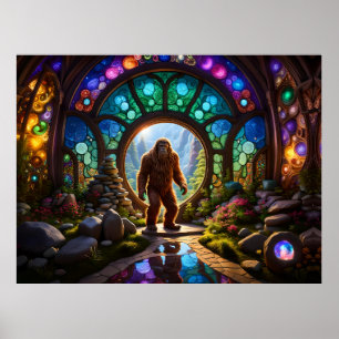 Poster Portal Dimensionável Sasquatch