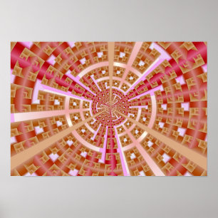 Poster Portal Espacial Fractal