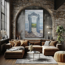 Portal Ornate Sonhador para Paisagem Mística Pos