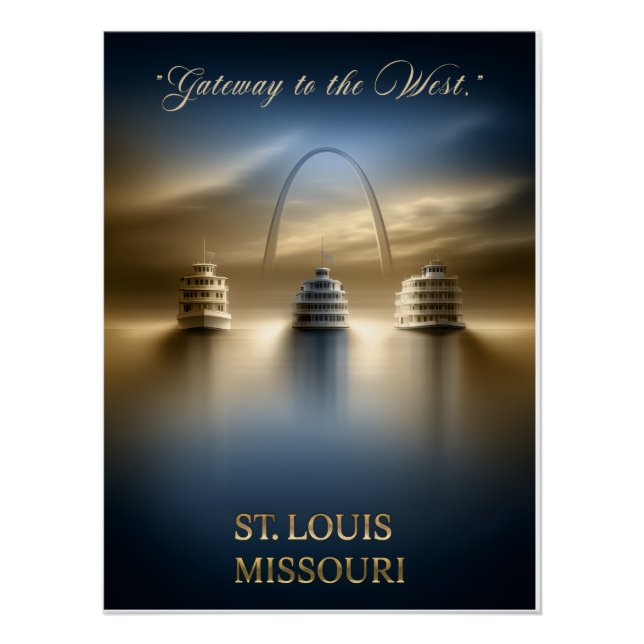 Póster Portal para St. Louis (Frente)