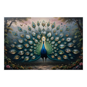 Póster Portal Peacock Panorama