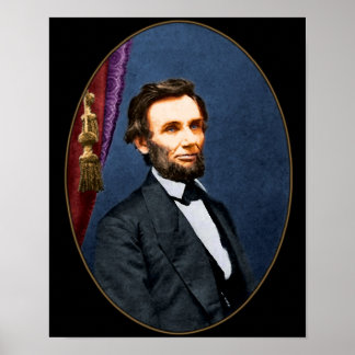 Póster Portarato de Lincoln Abe