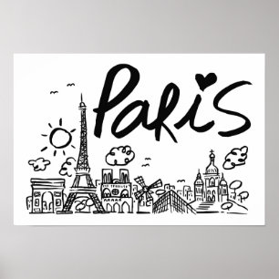 Poster Portaria da cidade de Paris