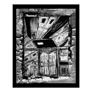 Póster Portas abertas