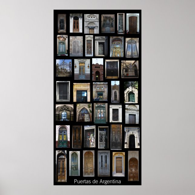 Póster Portas da Argentina (Frente)