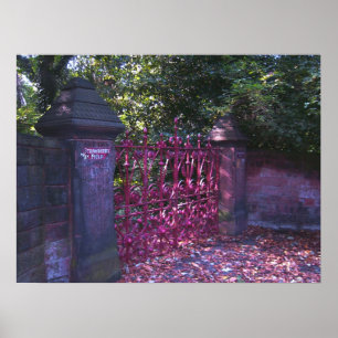 Póster Portas do campo da morango, Liverpool Reino Unido