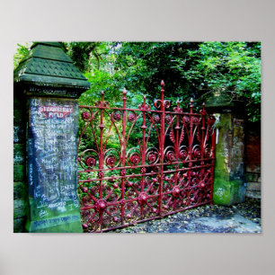 Póster Portas do campo da morango, Liverpool, Reino Unido