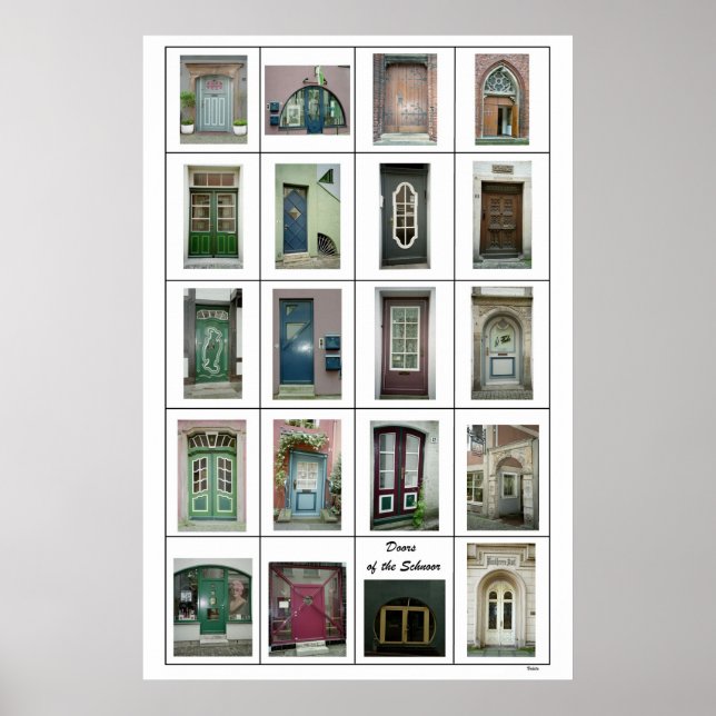 Póster Portas do Schnoor (Frente)