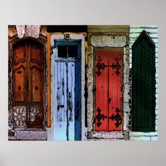 Poster Portas em Fila