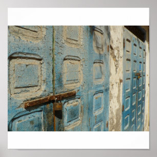 Póster portas rachadas
