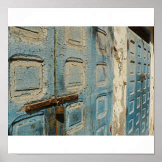 Póster portas rachadas