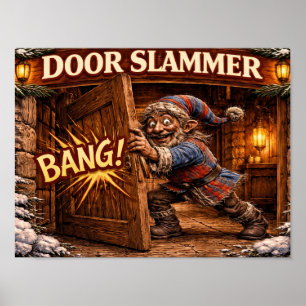 Poster Porteiro Islandês Yule Lad 