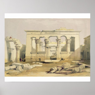 Póster Portico of the Temple of Kalabshah, from "Egypt an