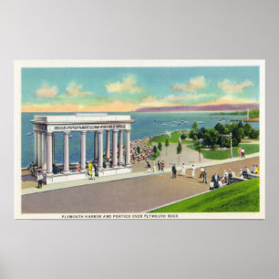 Póster Portico sobre a opinião de Plymouth Rock de