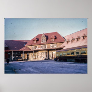 Poster Portland, Estação de Maine Grand Trunk 1964