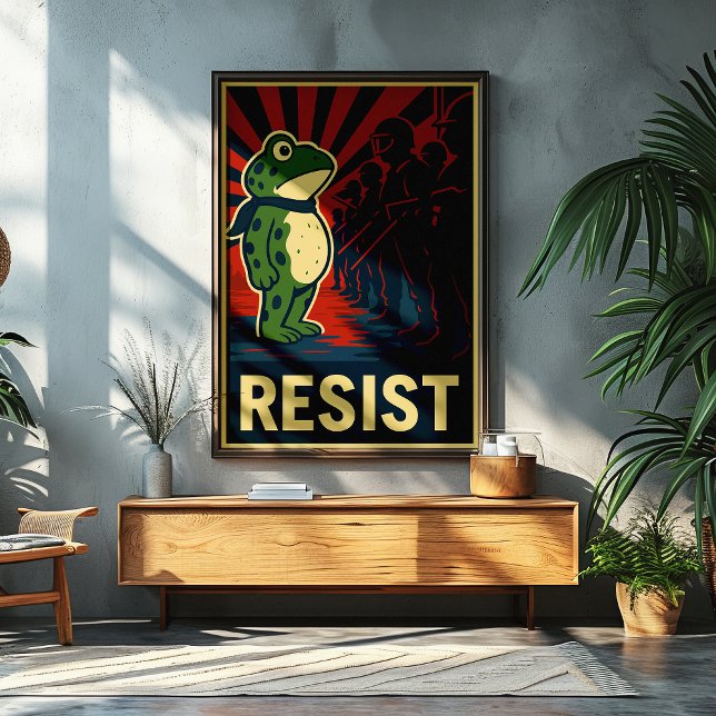 Poster Portland Frog Protest (Criador carregado)