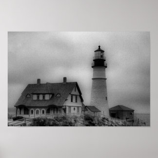 Póster Portland Head Light, Cabo Elizabeth ME Canvas Prin