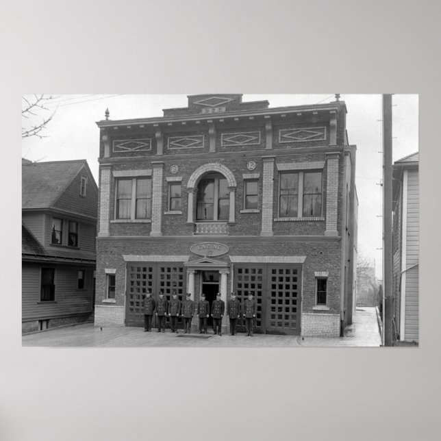 Póster Portland, OR Fire Station nº 17 Ver fotografia (Frente)