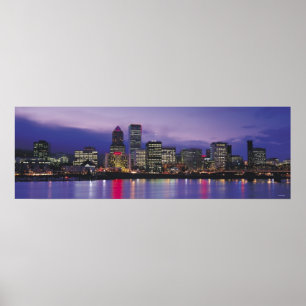 Poster Portland Skyline