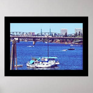 Póster Portland Waterfront