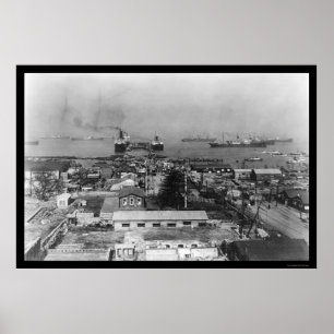 Póster Porto 1909 de Yokohama Japão