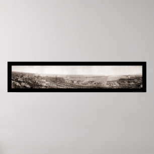 Poster Porto da foto 1913 do manganês de Duluth