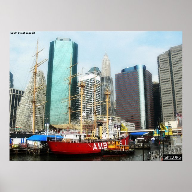 Póster Porto da Rua Sul, NYC (Frente)