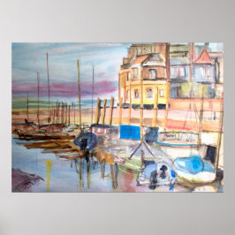 Poster Porto de Blakeney em Norfolk