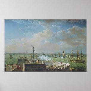 Póster Porto de Cherbourg, 1822