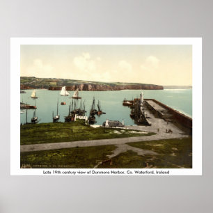 Póster Porto de Dunmore, condado Waterford