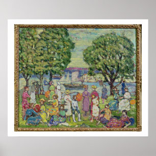 Póster Porto de Gloucester (óleo em canvas)