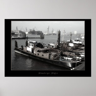 Póster Porto de Hamburgo