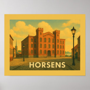 Poster Porto de Horsens Dinamarca