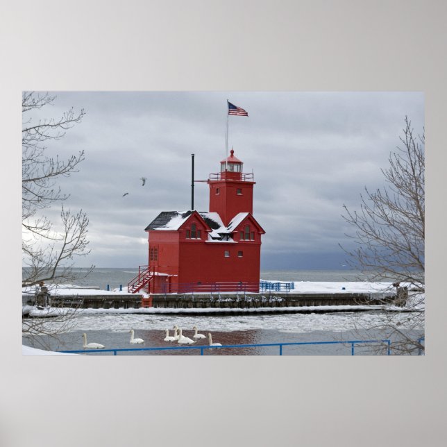 Póster Porto de inverno (Frente)