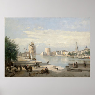 Poster Porto de La Rochelle (1851) Jean-Baptiste-Cam