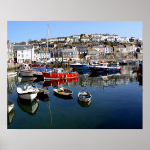 Póster Porto de Mevagissey