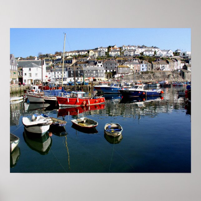 Póster porto de Mevagissey (Frente)