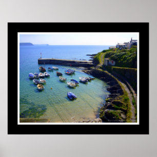 Poster Porto de Portscatho, Cornualha