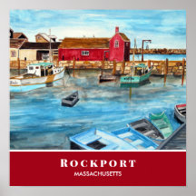 Porto de Rockport Massachusetts Nova Inglaterra EU