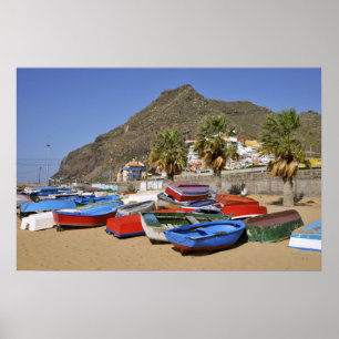 Póster Porto de San Andres em Tenerife