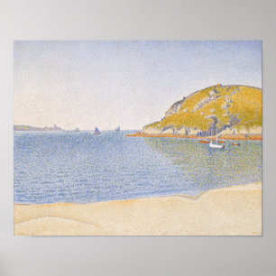 Póster Porto de Santo-transmissão por Paul Signac