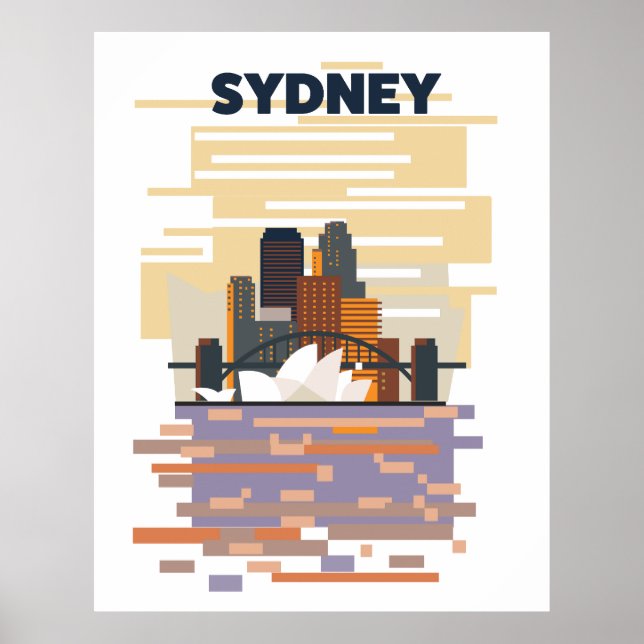 Poster Porto de Sydney (Frente)