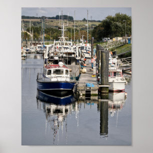 Poster Porto de Tréport, França