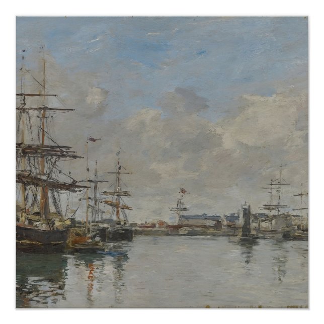 Póster Porto do Havre (cerca de 1885-1890) (Frente)