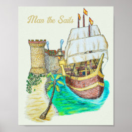 Poster Porto Galeão
