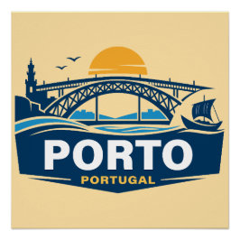Póster Porto Portugal Europa
