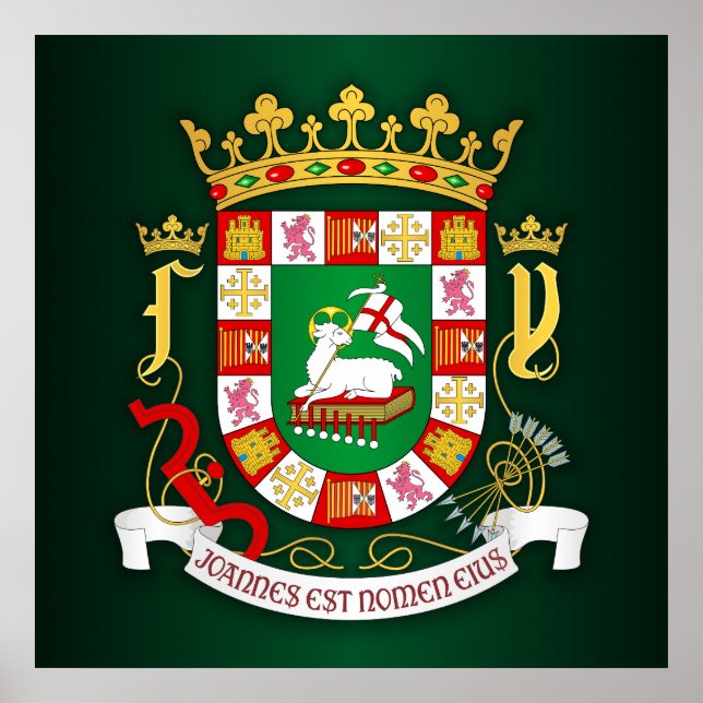 Poster Porto Rico COA (Frente)
