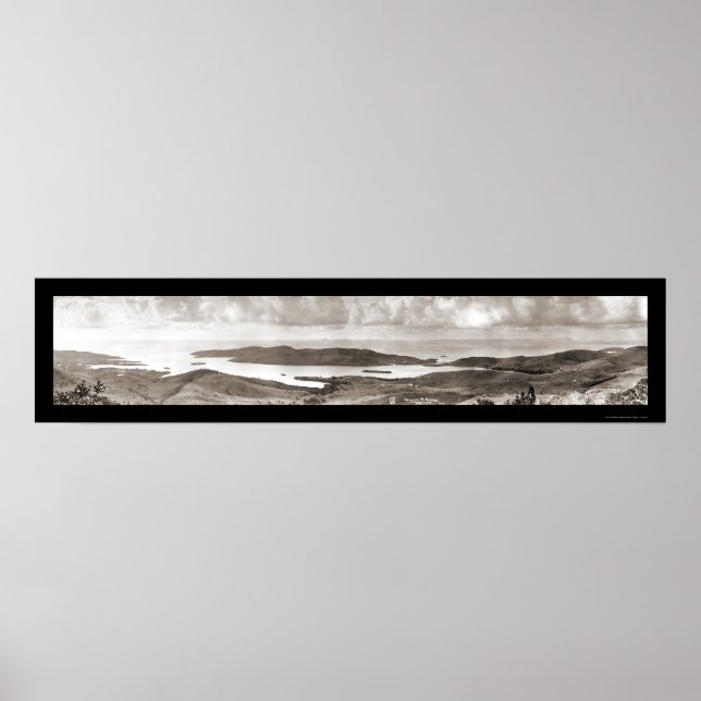 Póster Porto Rico Culebra Foto 1914 (Frente)