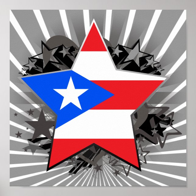 Póster Porto Rico Star (Frente)