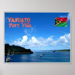 Poster Porto Vila - Porto Natural - Vanuatu -